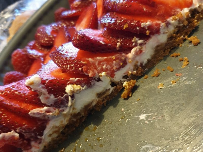 Cliquez pour zoomer ! Tarte aux fraises sans cuisson Thermomix par kassandra_29