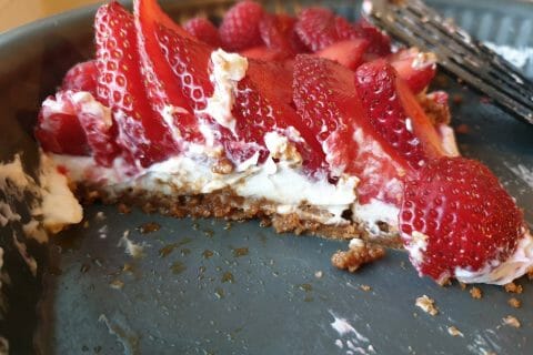 Cliquez pour zoomer ! Tarte aux fraises sans cuisson Thermomix par kassandra_29