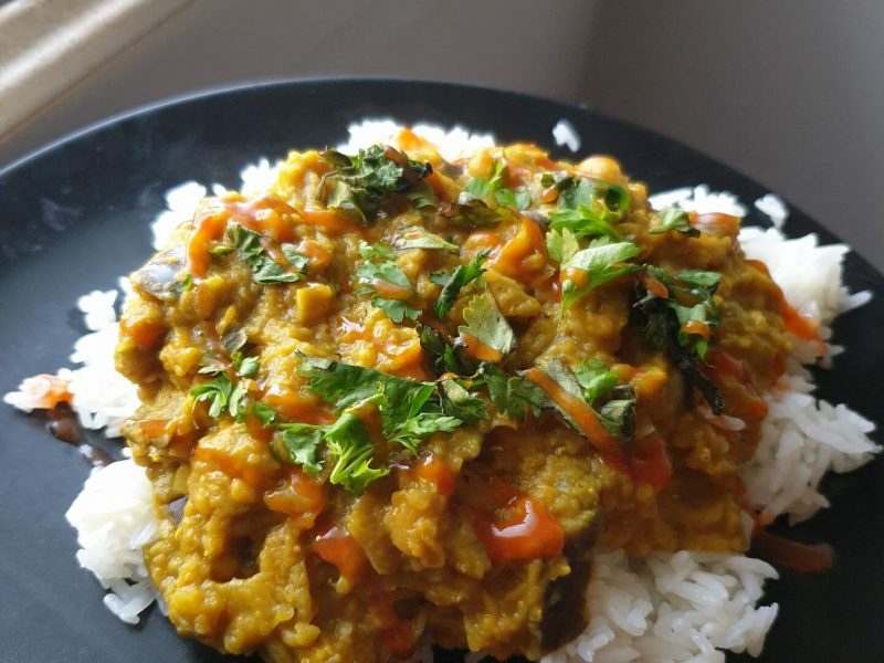 Cliquez pour zoomer ! Dhal d’aubergine et de lentilles corail Thermomix par kassandra_29