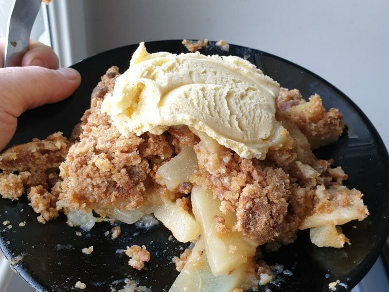 Cliquez pour zoomer ! Crumble pommes, poires et spéculoos Thermomix par kassandra_29