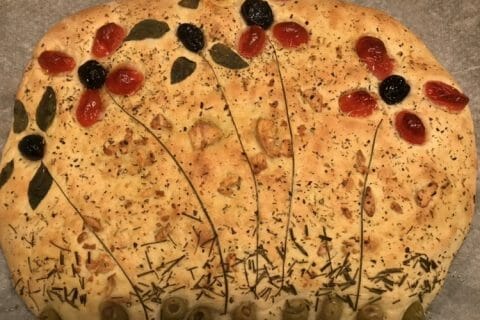 Cliquez pour zoomer ! Focaccia des Pouilles Thermomix par valeriederomans