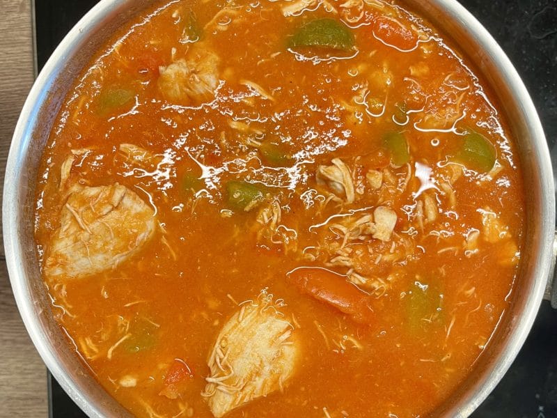 Cliquez pour zoomer ! Escalopes de poulet basquaise Thermomix par valeriederomans