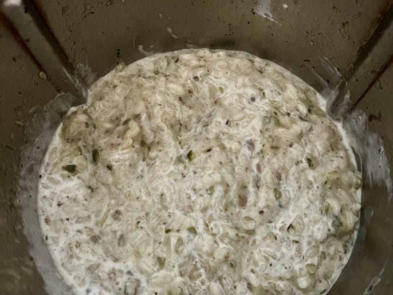 Cliquez pour zoomer ! Risotto champignons et courgettes Thermomix par valeriederomans