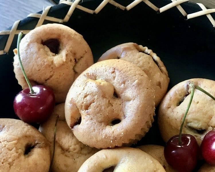 Cliquez pour zoomer ! Muffins aux cerises Thermomix par valeriederomans