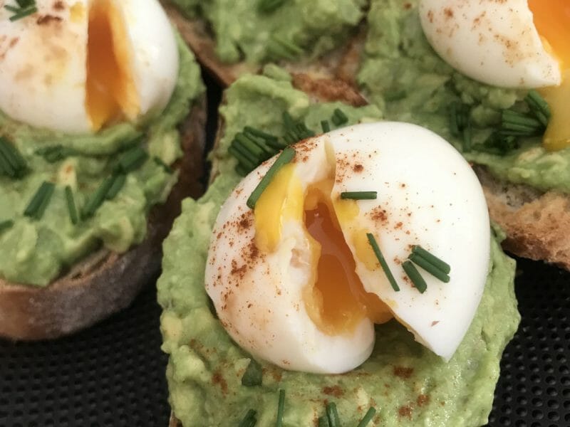 Cliquez pour zoomer ! Tartine avocat et oeuf mollet Thermomix par valeriederomans