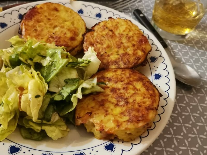 Cliquez pour zoomer ! Galettes de pommes de terre au four Thermomix par marley2018