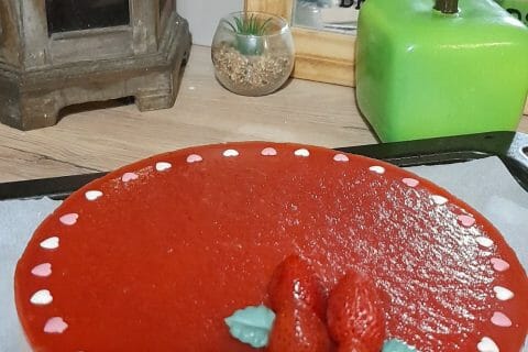 Cliquez pour zoomer ! Bavarois aux fraises Thermomix par lili72230