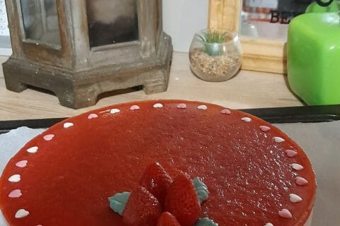 Cliquez pour zoomer ! Bavarois aux fraises Thermomix par lili72230