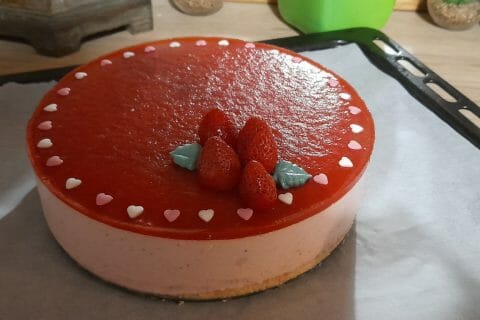 Cliquez pour zoomer ! Bavarois aux fraises Thermomix par lili72230