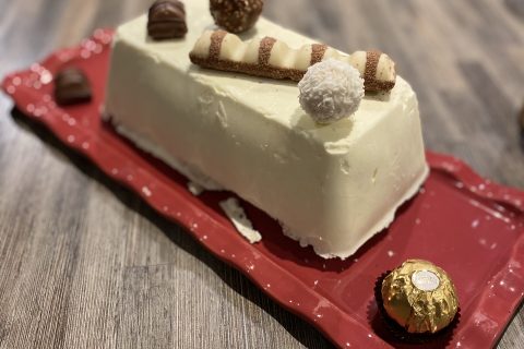 Cliquez pour zoomer ! Bûche Ferrero Rocher Thermomix par sandrinebell
