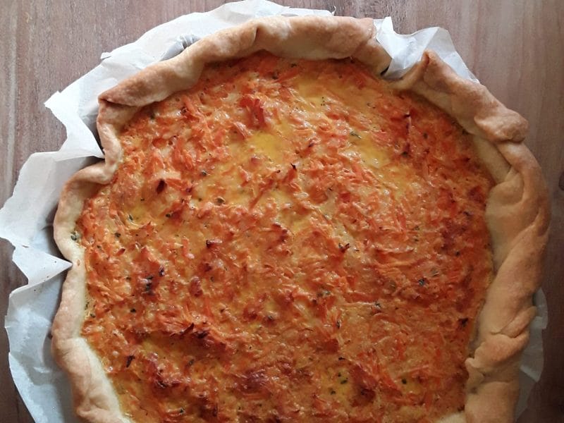 Cliquez pour zoomer ! Tarte à la carotte Thermomix par Soulie2te