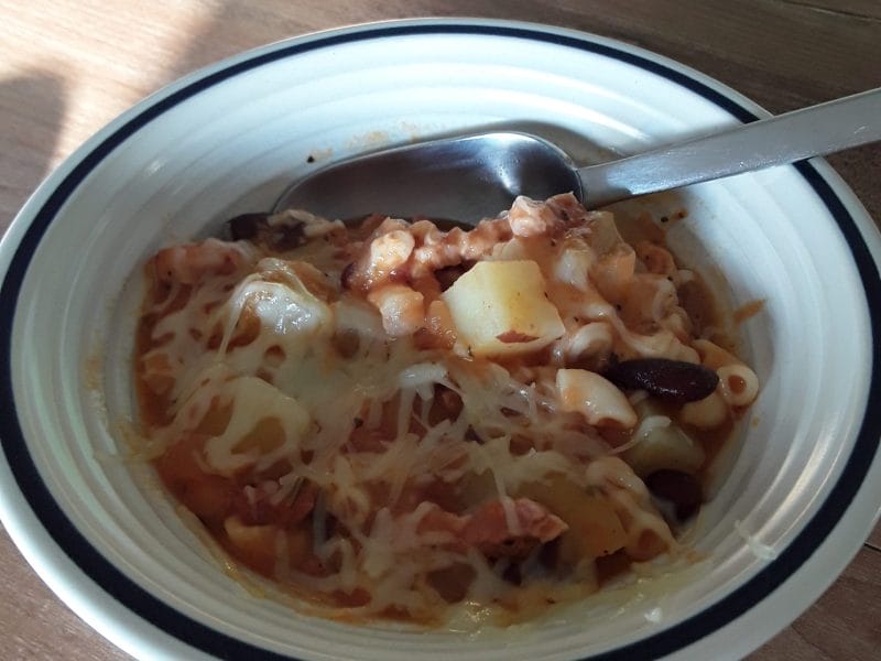 Cliquez pour zoomer ! Soupe aux haricots rouges et coquillettes Thermomix par Soulie2te