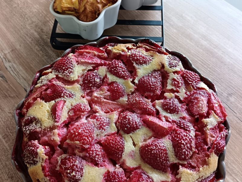 Cliquez pour zoomer ! Clafoutis aux fraises Thermomix par Soulie2te