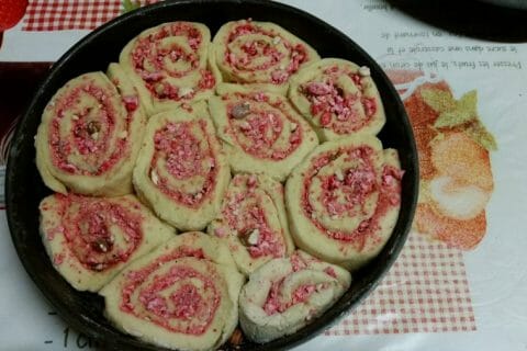 Cliquez pour zoomer ! Brioche aux pralines roses Thermomix par Vodka
