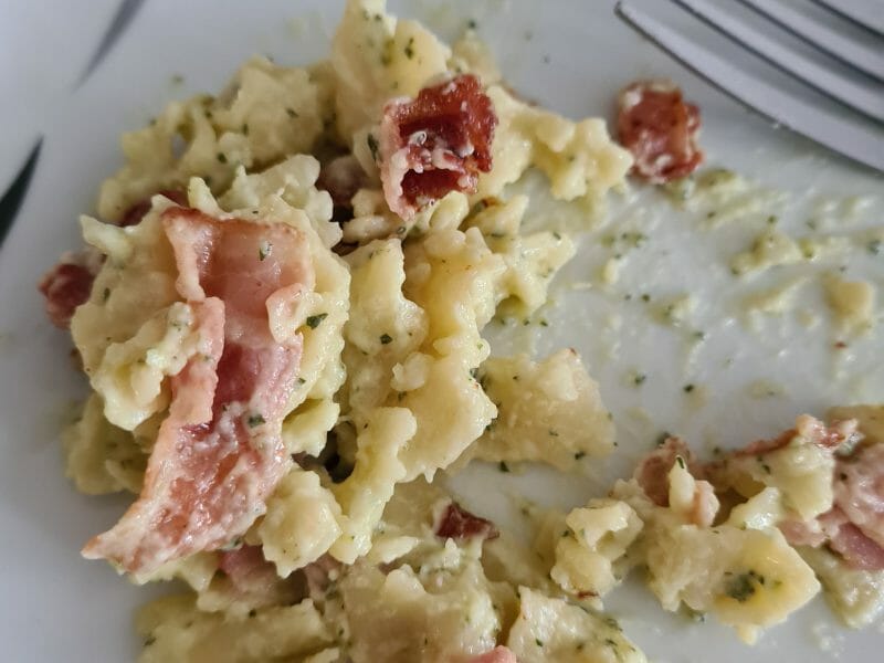 Cliquez pour zoomer ! Farfalle à la crème de courgettes Thermomix par ophelie_148