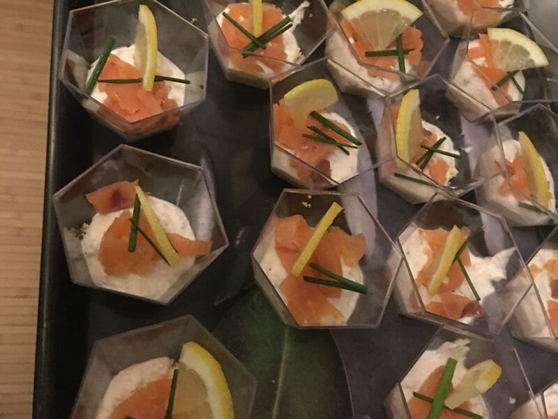 Cliquez pour zoomer ! Cheesecake au saumon sans cuisson Thermomix par Sady