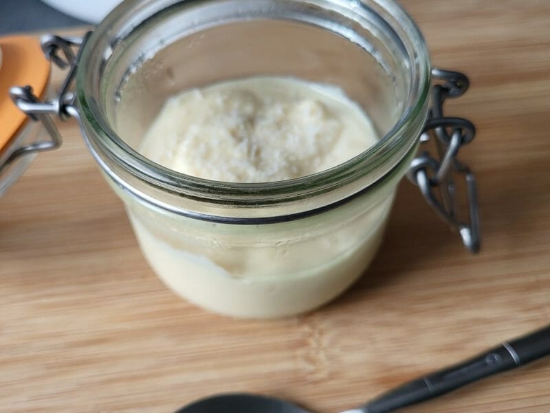 Cliquez pour zoomer ! Crème dessert au chocolat blanc Thermomix par Luciole lili