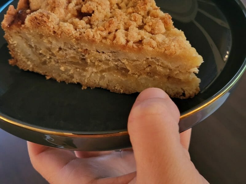 Cliquez pour zoomer ! Tarte aux pommes façon crumble Thermomix par Luciole lili