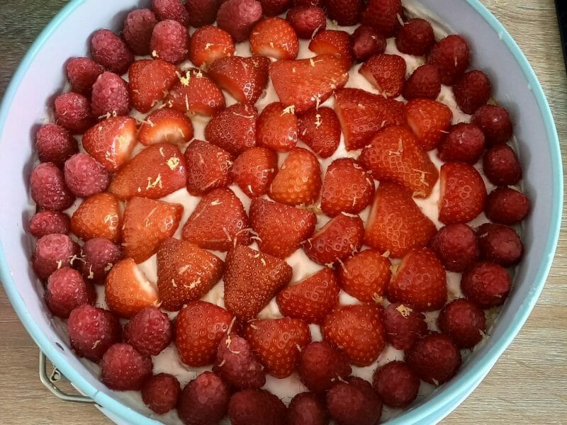 Cliquez pour zoomer ! Tarte aux fraises sans cuisson Thermomix par mathilde_266