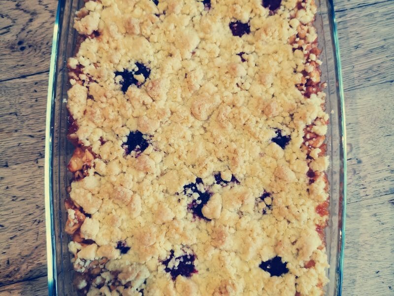 Cliquez pour zoomer ! Crumble aux Pommes Thermomix par Neylaju