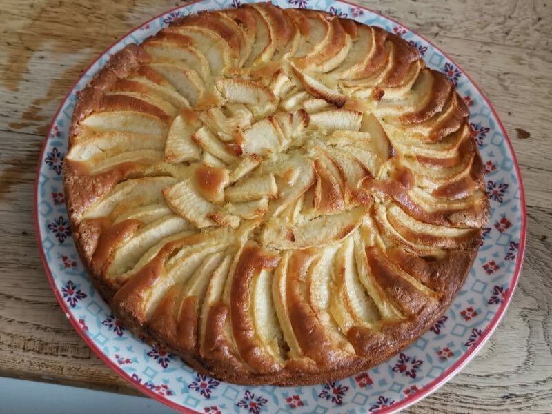 Cliquez pour zoomer ! Gâteau aux pommes et mascarpone Thermomix par Neylaju