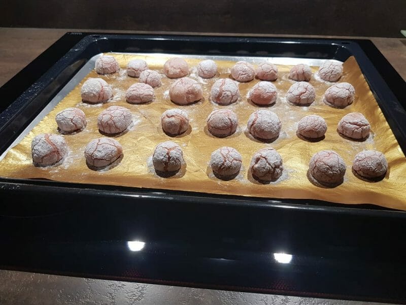 Cliquez pour zoomer ! Craquelés aux biscuits roses de Reims Thermomix par Flomarie