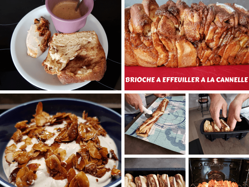 Cliquez pour zoomer ! Brioche à effeuiller à la cannelle Thermomix par Flomarie