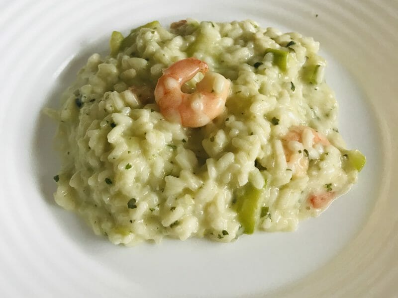 Cliquez pour zoomer ! Risotto courgettes et crevettes Thermomix par manuela_22