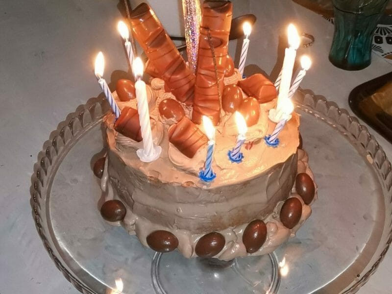 Cliquez pour zoomer ! Layer cake Kinder Bueno Thermomix par chloegiraudeau