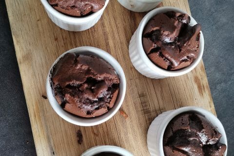 Cliquez pour zoomer ! Ramequins fondants au chocolat Thermomix par chloegiraudeau