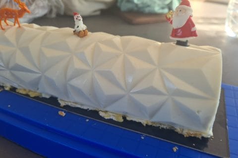 Cliquez pour zoomer ! Bûche citron et framboises Thermomix par Vanouille