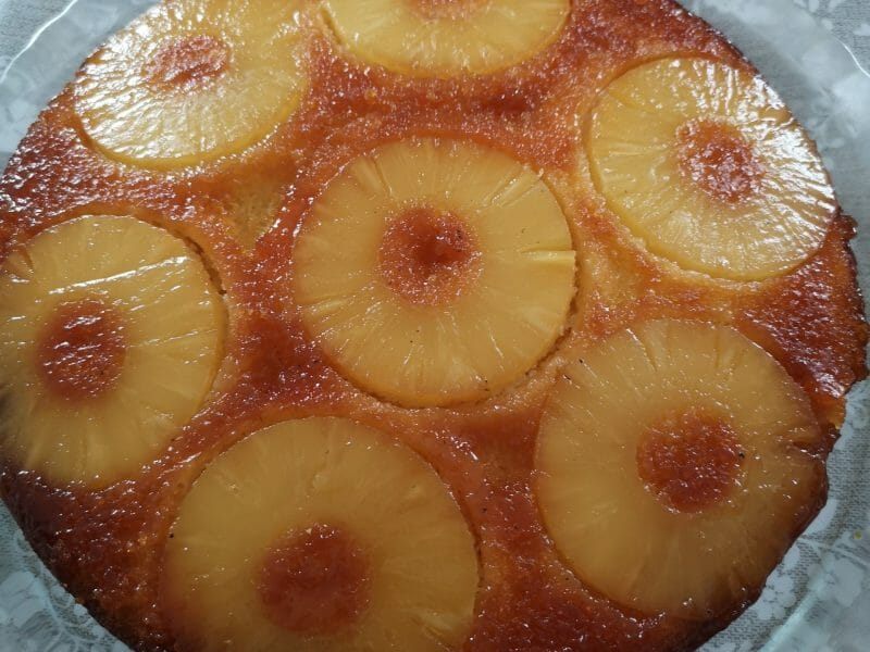 Cliquez pour zoomer ! Gâteau renversé à l’ananas Thermomix par sophie_521