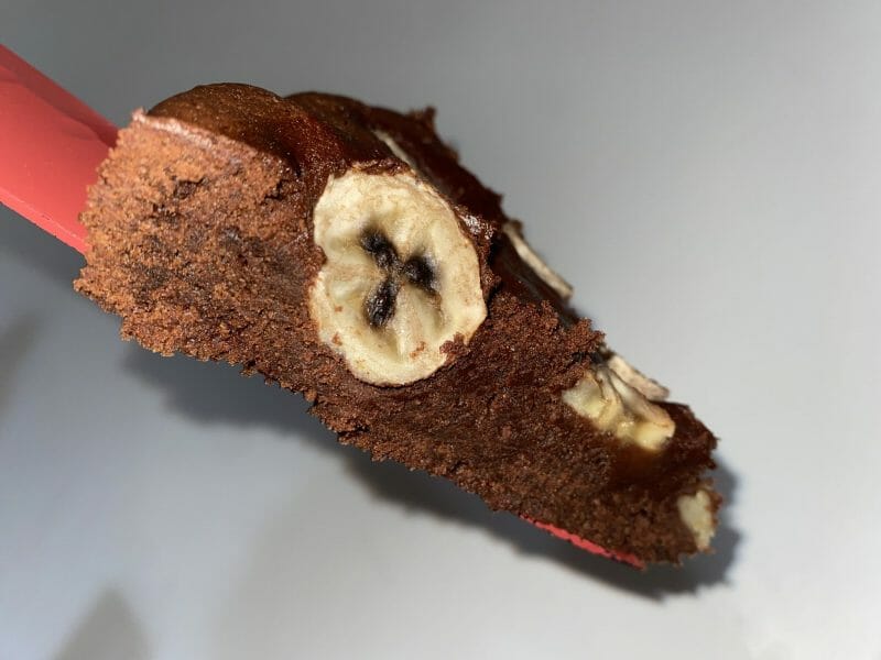 Cliquez pour zoomer ! Brownie fondant choco-banane Thermomix par marie_bdrt