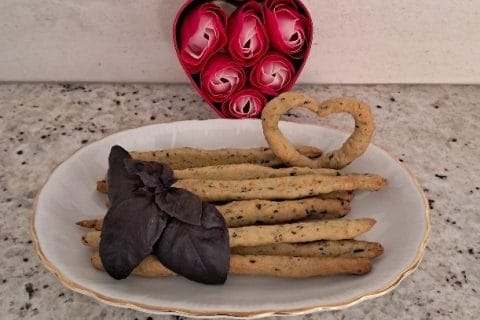 Cliquez pour zoomer ! Gressins parmesan basilic Thermomix par mamie bouba