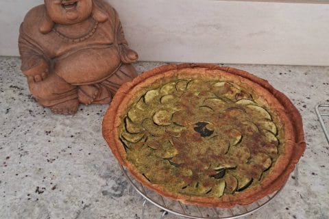 Cliquez pour zoomer ! Tarte aux courgettes et au pesto Thermomix par mamie bouba