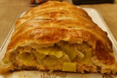 Cliquez pour zoomer ! Feuilleté saumon et poireaux Thermomix par rollie88