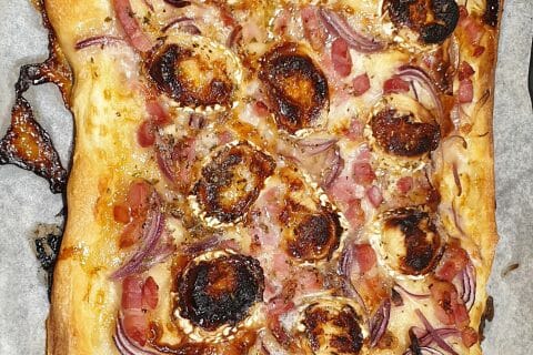 Cliquez pour zoomer ! Fougasse chèvre et lardons Thermomix par marinalls