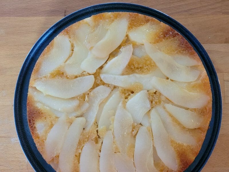 Cliquez pour zoomer ! Gâteau renversé aux poires Thermomix par annickgregoire@teledisnet_be