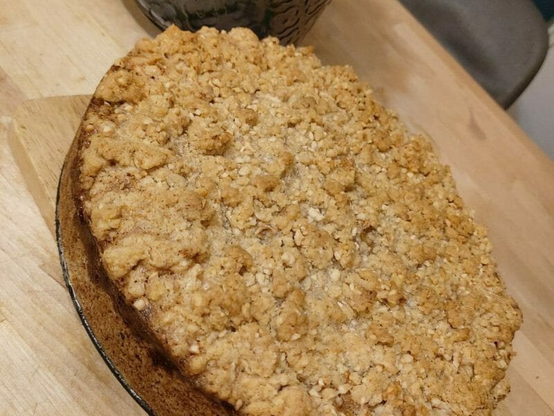 Cliquez pour zoomer ! Tarte aux pommes façon crumble Thermomix par hassina_2