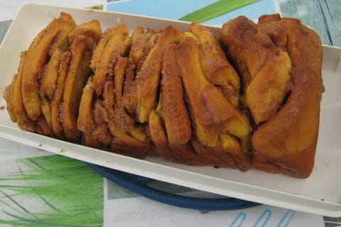 Cliquez pour zoomer ! Brioche à effeuiller à la cannelle au Thermomix