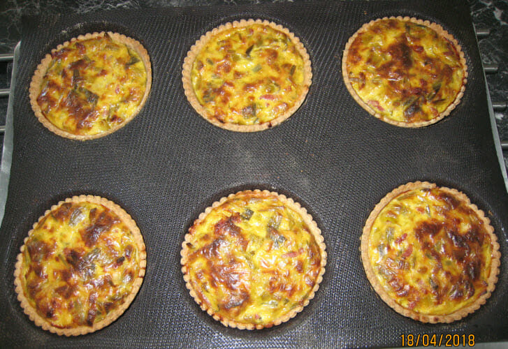 Cliquez pour zoomer ! Tarte aux poireaux Thermomix par Pascale Lascoux