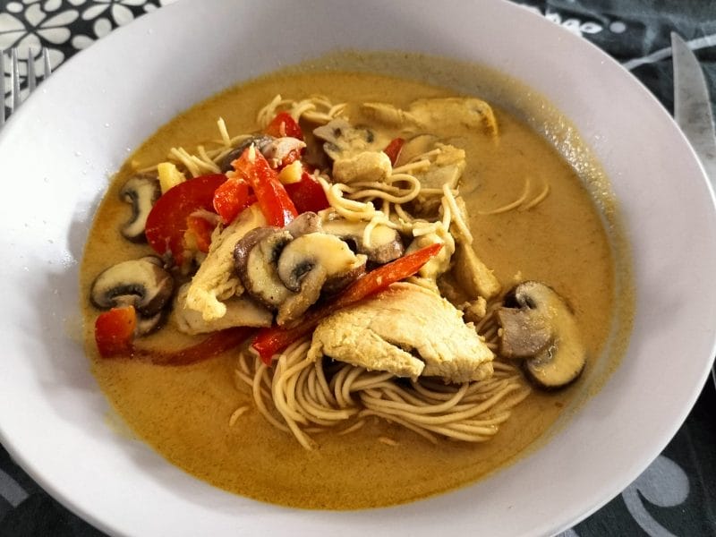 Cliquez pour zoomer ! Ramen thaï au poulet Thermomix par naniebis