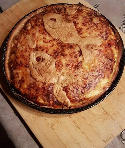 Cliquez pour zoomer ! Quiche Poireaux et Saumon Thermomix par Petit cruchot