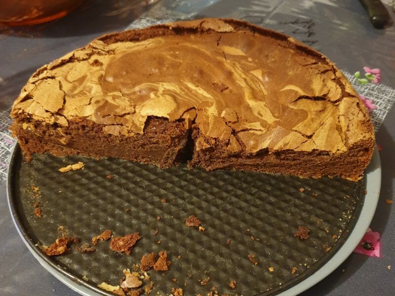 Cliquez pour zoomer ! Gâteau macaroné au chocolat Thermomix par oliver39400