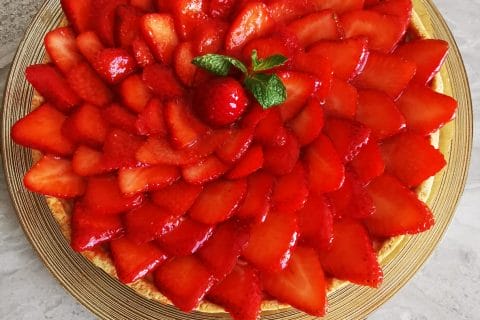 Cliquez pour zoomer ! Tarte aux fraises Thermomix par najwa_oum