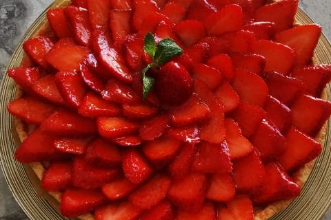 Cliquez pour zoomer ! Tarte aux fraises Thermomix par najwa_oum