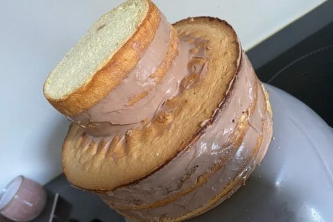 Cliquez pour zoomer ! Layer cake Kinder Bueno Thermomix par mathildeade