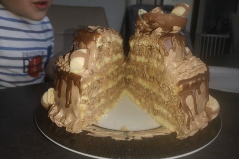 Cliquez pour zoomer ! Layer cake Kinder Bueno Thermomix par mathildeade