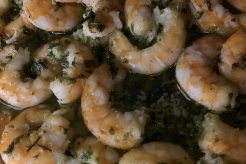 Cliquez pour zoomer ! Crevettes à l’ail Thermomix par yasmin21
