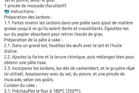 Cliquez pour zoomer ! Cake salé jambon fromage et olives Thermomix par edyta_2